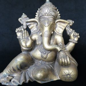 Antiek bronzen Ganesha beeld