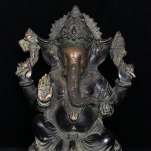 Oude bronzen Ganesha beeld