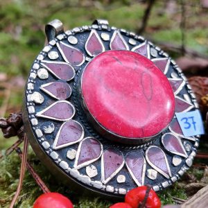 Handgemaakte Afghaanse ketting hanger (37)