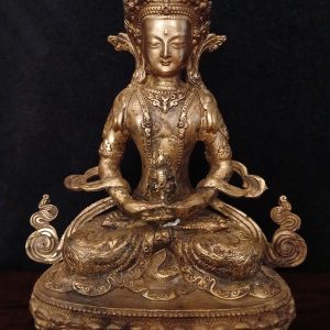 Oude bronzen Nepalese Aparmita Boeddha