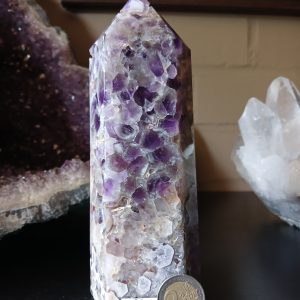Chevron Amethist obelisk - 11