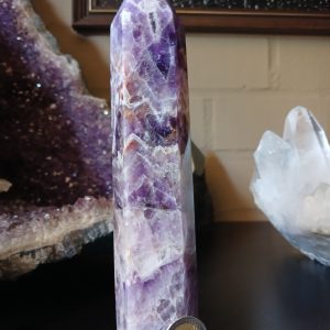 Chevron Amethist obelisk - 15