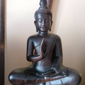 Boeddha - massief hout