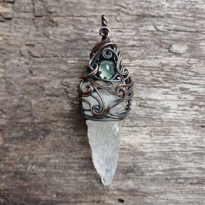 Ruwe Bergkristal hanger