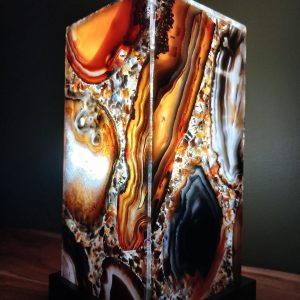 Agaat lamp 22cm